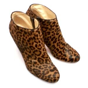 Christian Louboutin Pony hair Animal Print Boots